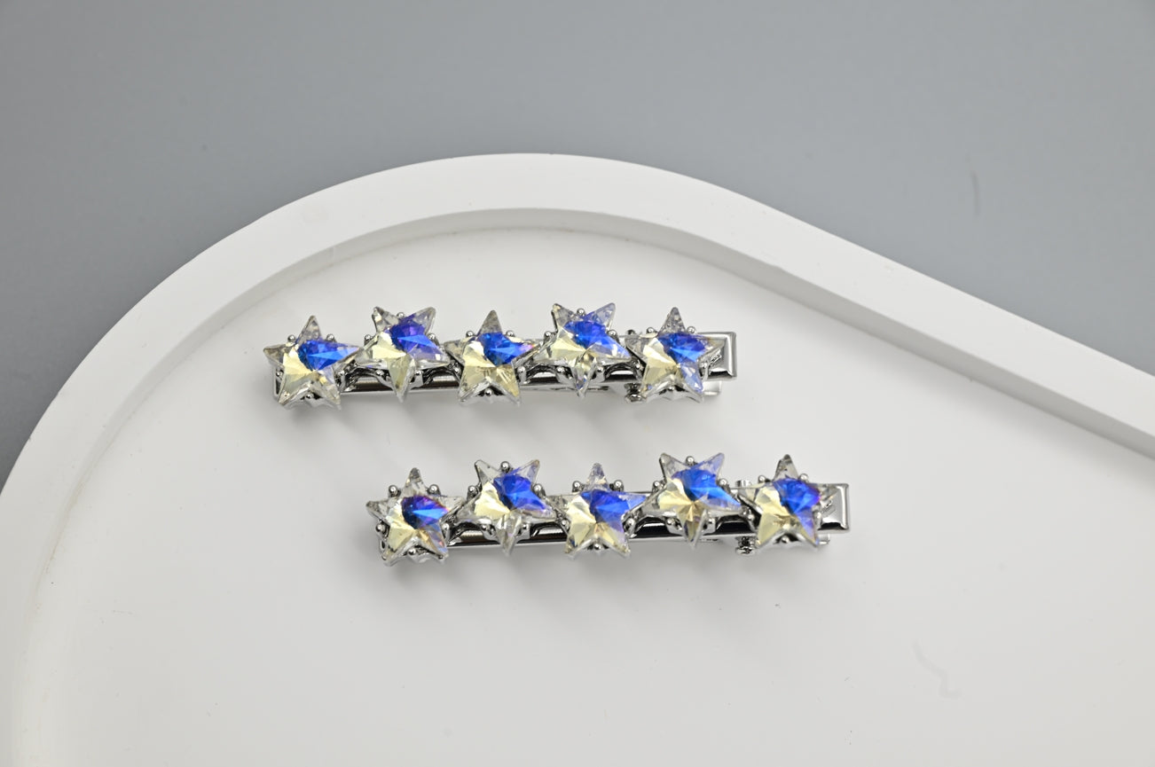 Sparkling Star Hair Clips
