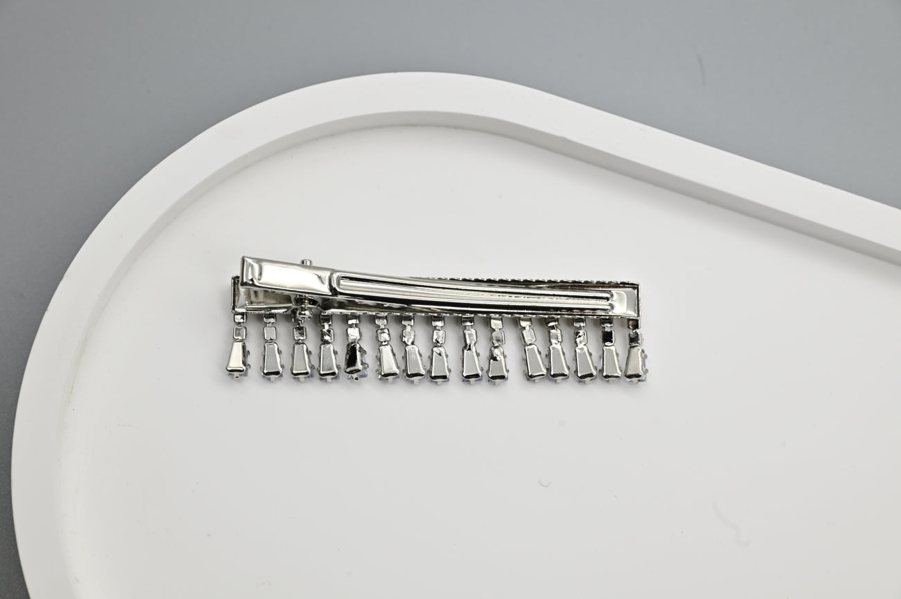 Glamorous Crystal Fringe Hair Clip