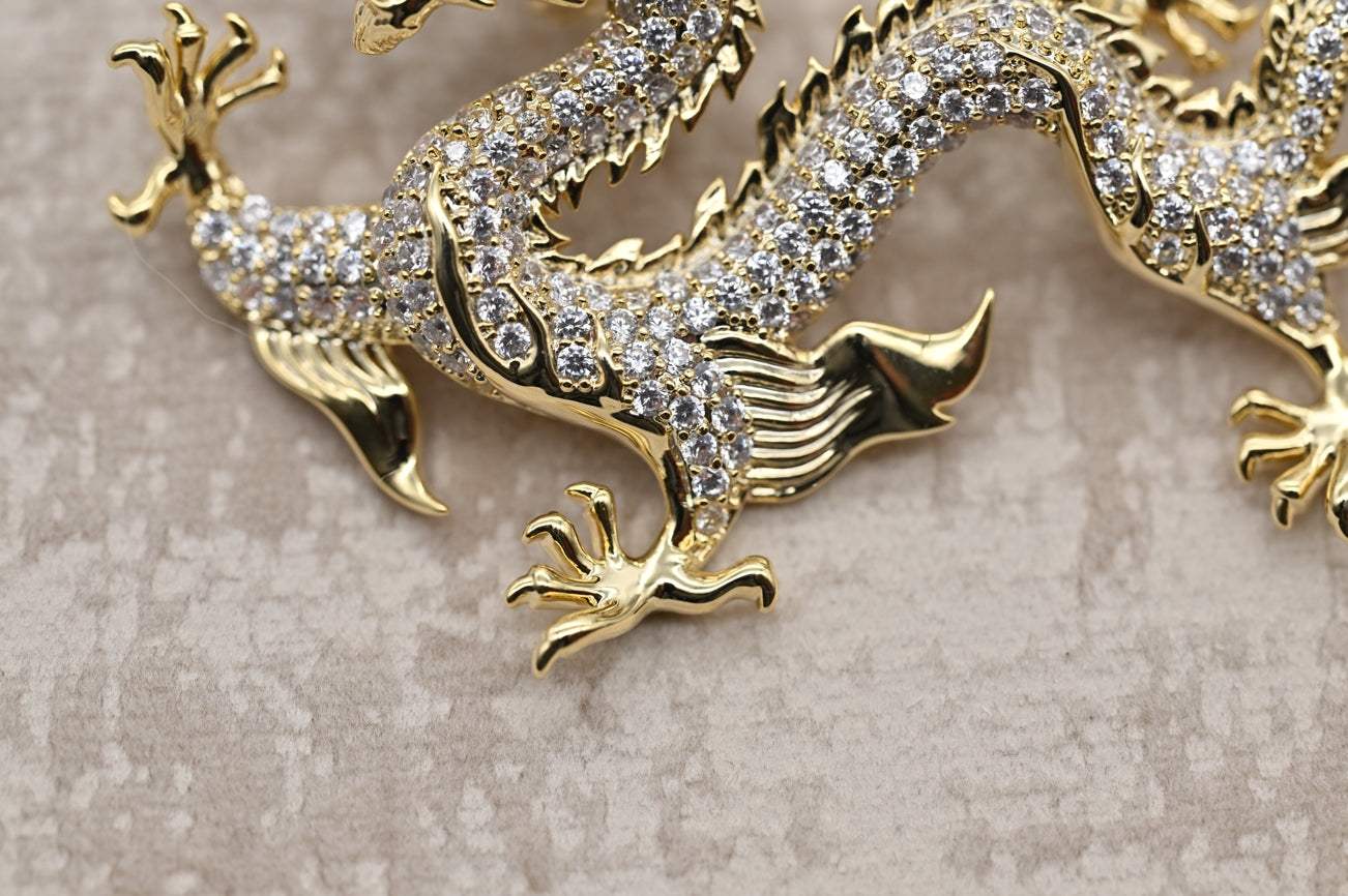 Regal Dragon Brooch