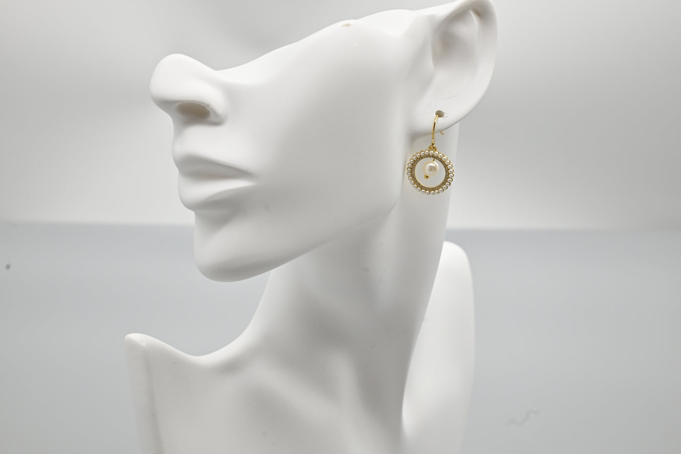 Elegant Circle Drop Earrings