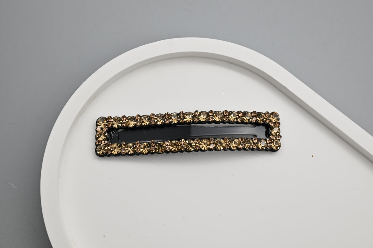 Multi-Colored Rhinestone Hair Clips