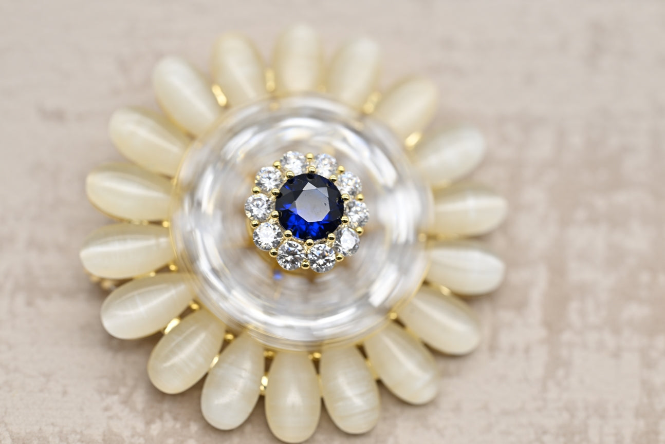 Luxurious Petal Bloom Brooch