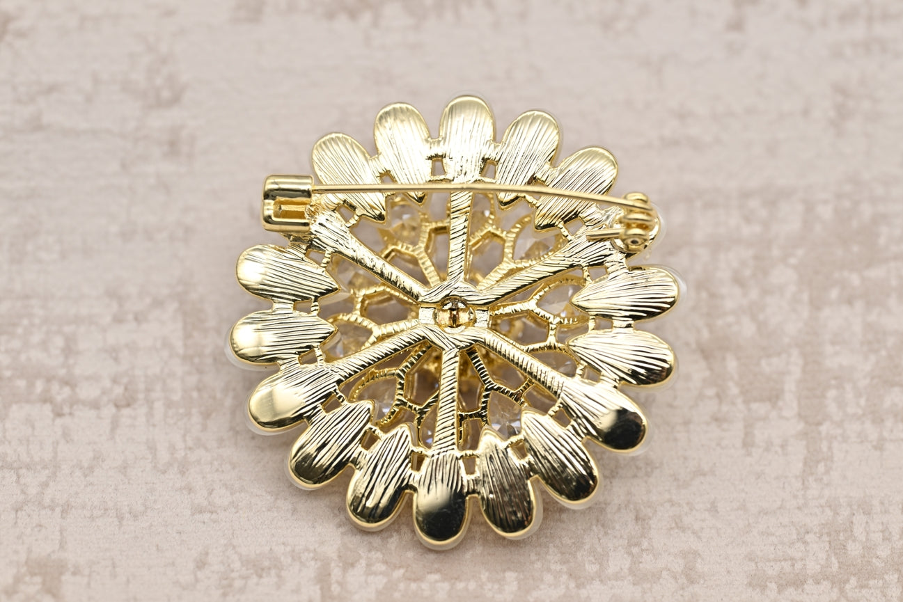 Luxurious Petal Bloom Brooch