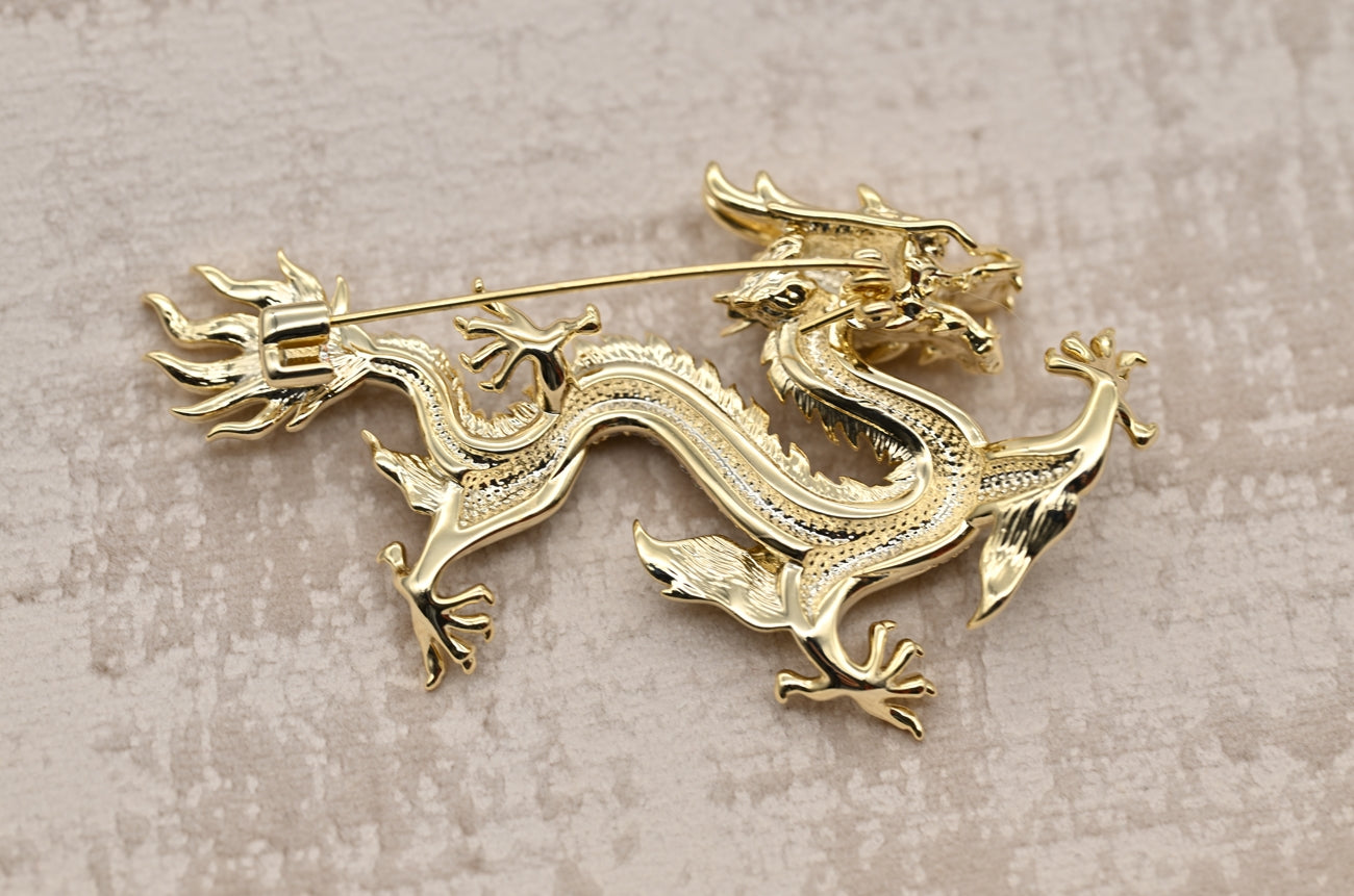 Regal Dragon Brooch