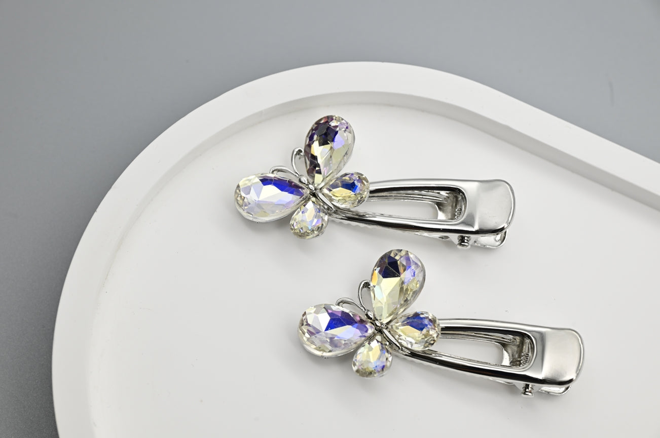 Radiant Butterfly Hair Clips