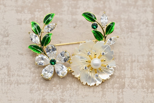 Blooming Floral Brooch