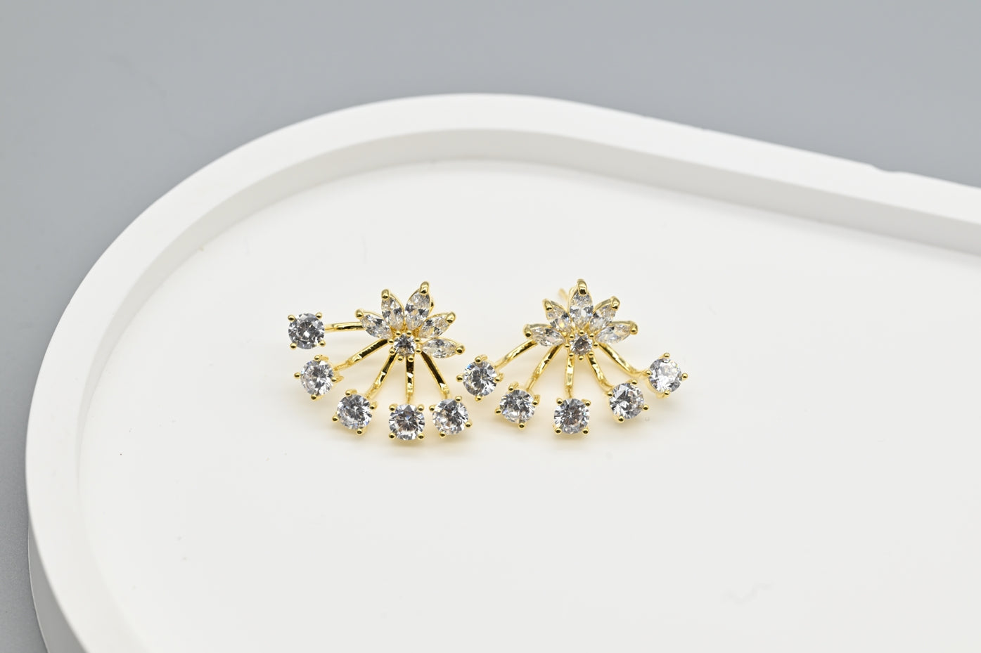 Radiant Sunburst Stud Earrings