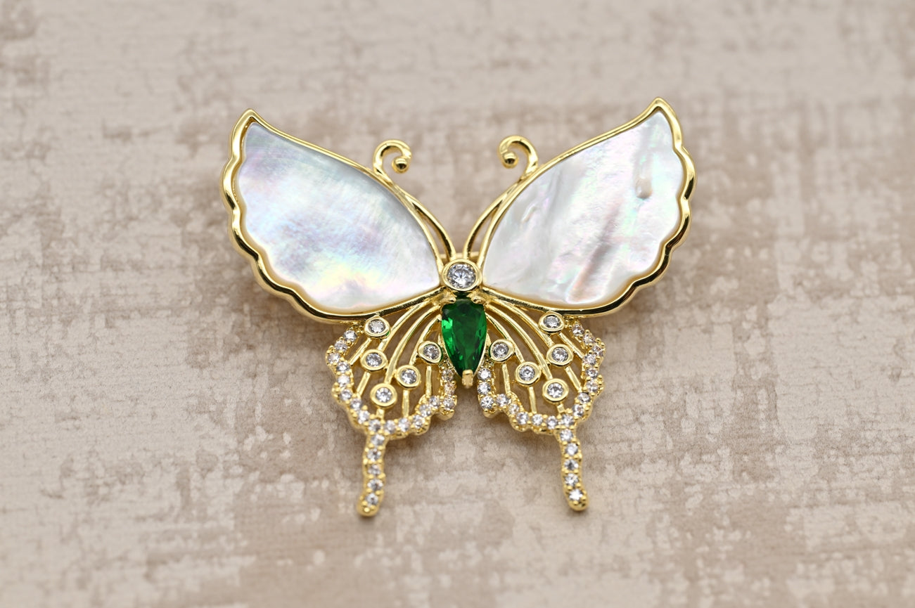 Ethereal Butterfly Brooch