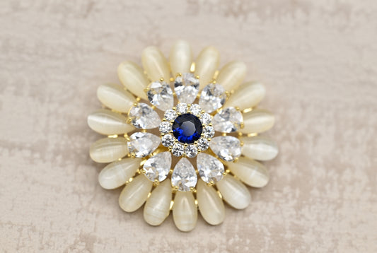 Luxurious Petal Bloom Brooch