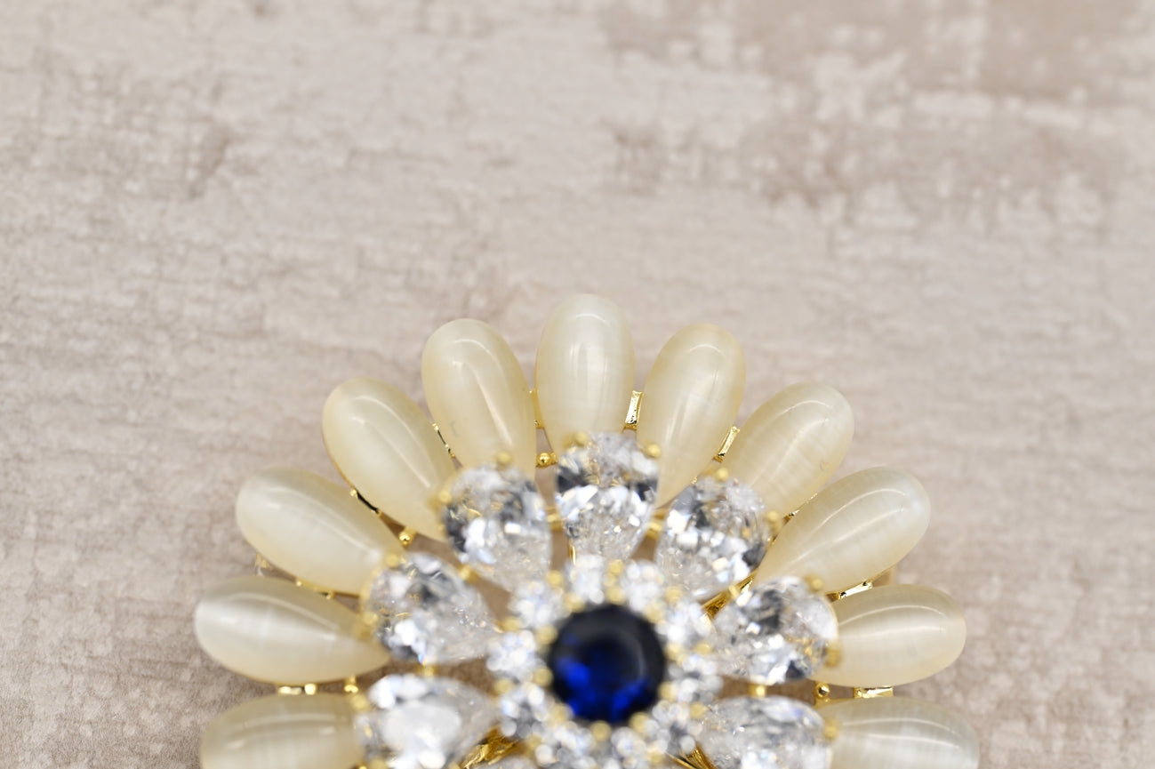 Luxurious Petal Bloom Brooch