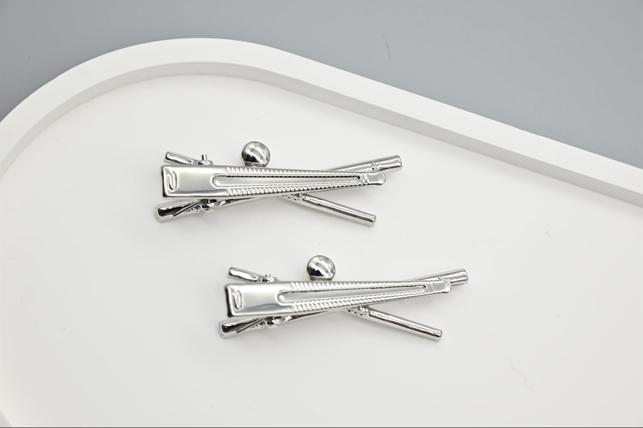 Crystal Pearl Hair Clipper Set