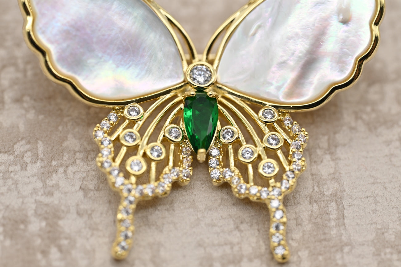 Ethereal Butterfly Brooch