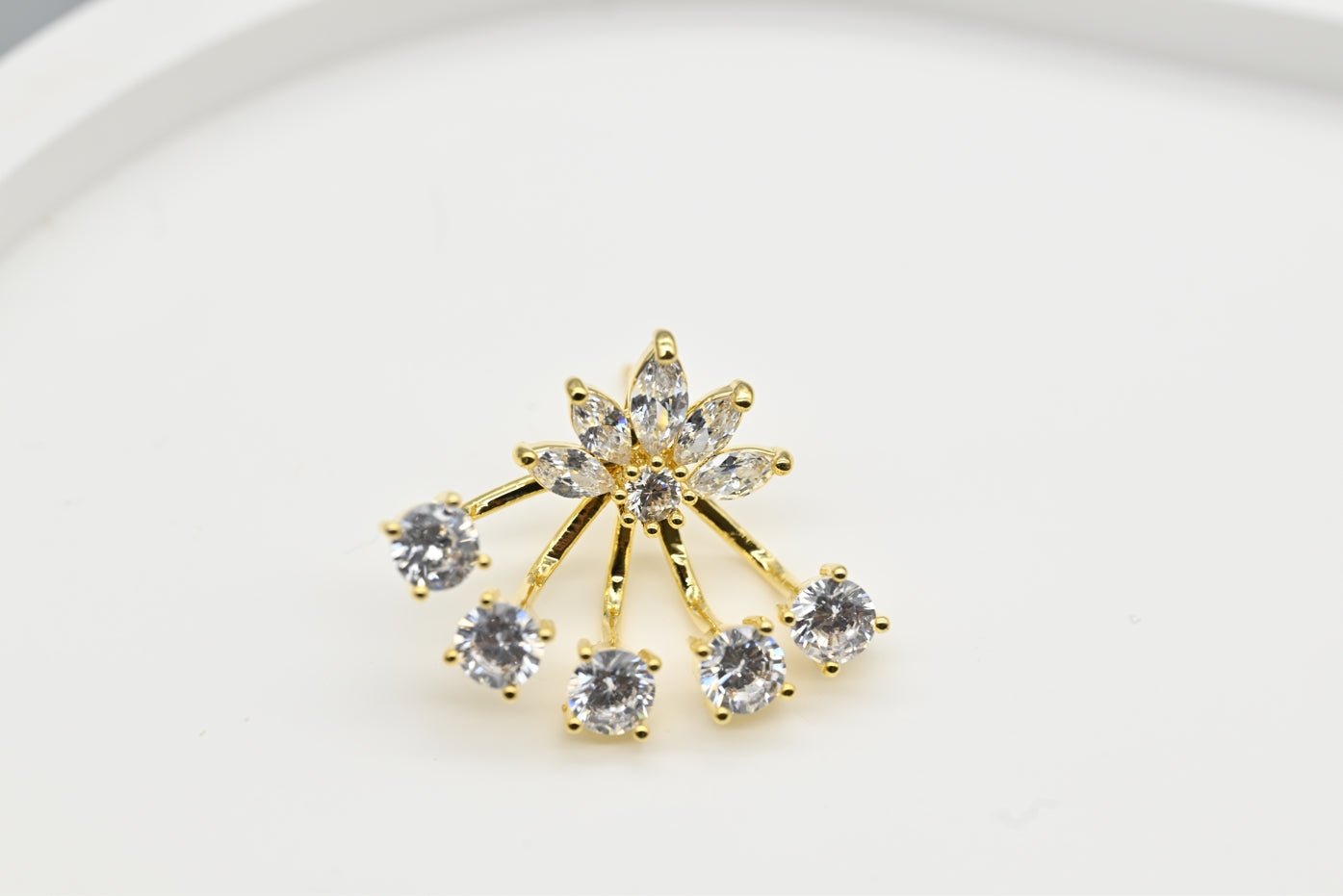 Radiant Sunburst Stud Earrings