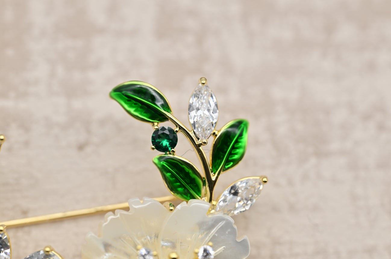 Blooming Floral Brooch