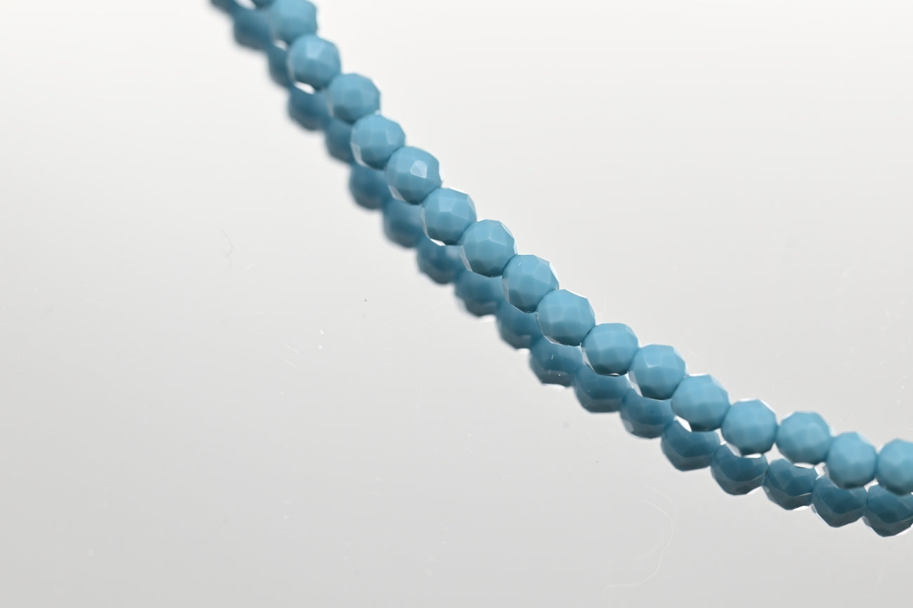 Turquoise and Pearl Necklace with Gold Accents