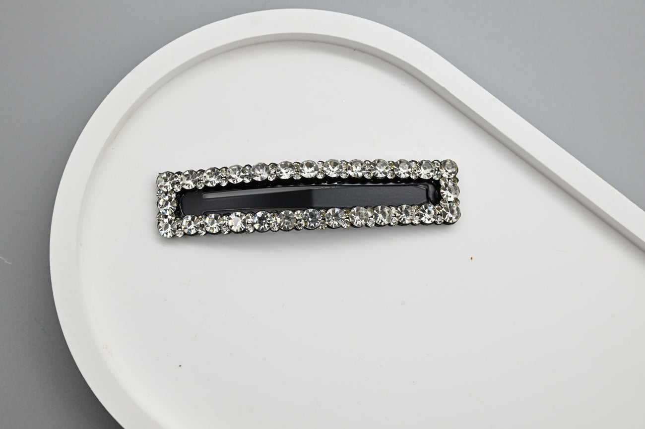 Large Crystal Rhinestone Hair Clips