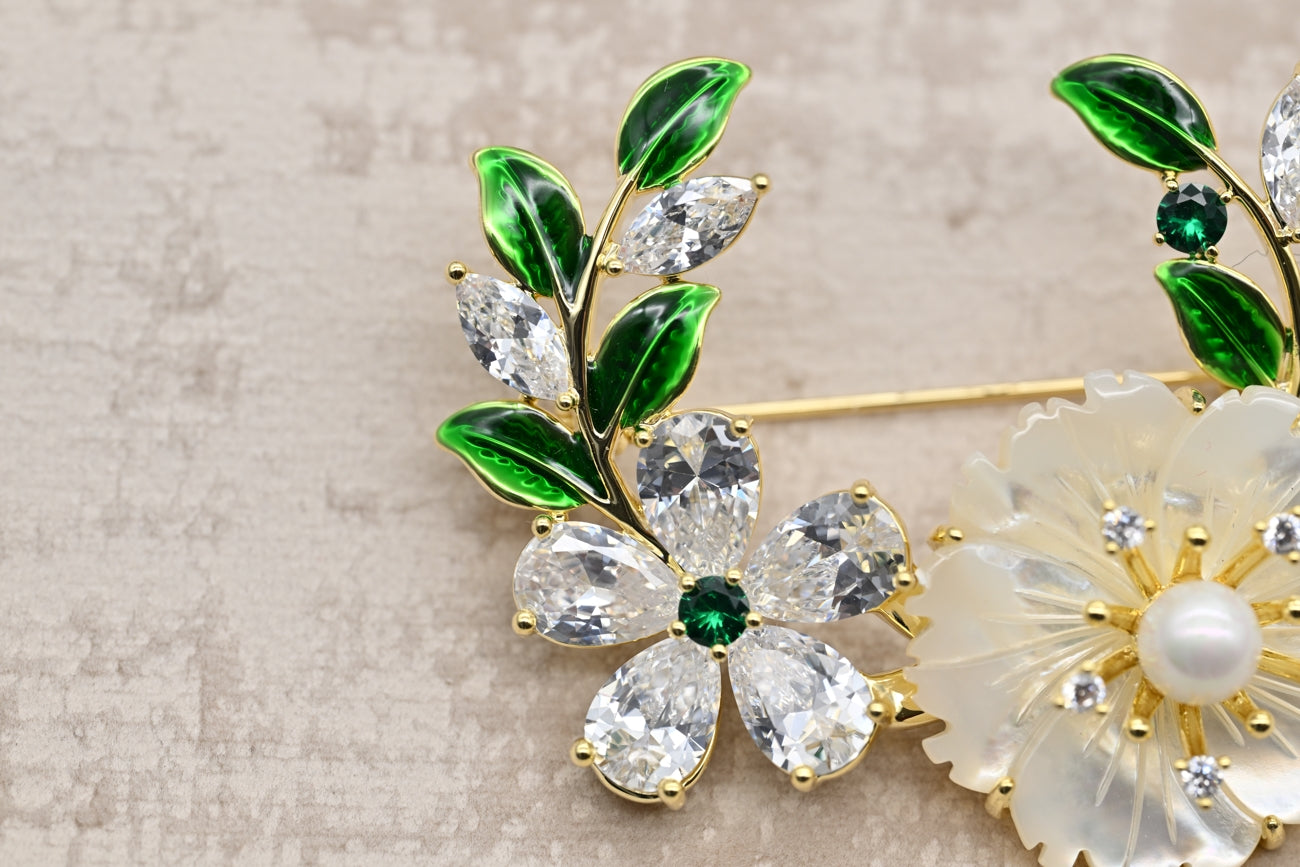 Blooming Floral Brooch