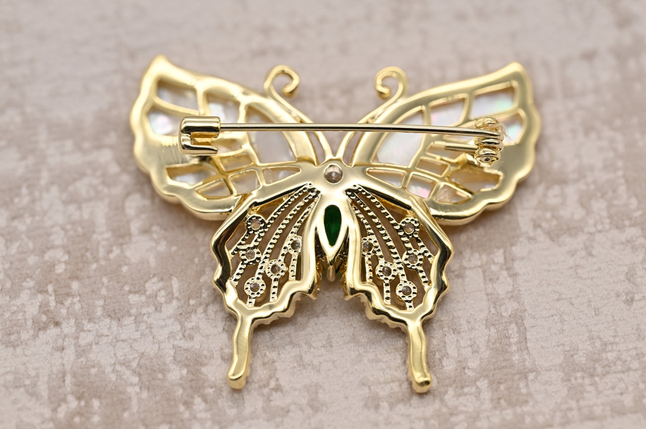 Ethereal Butterfly Brooch