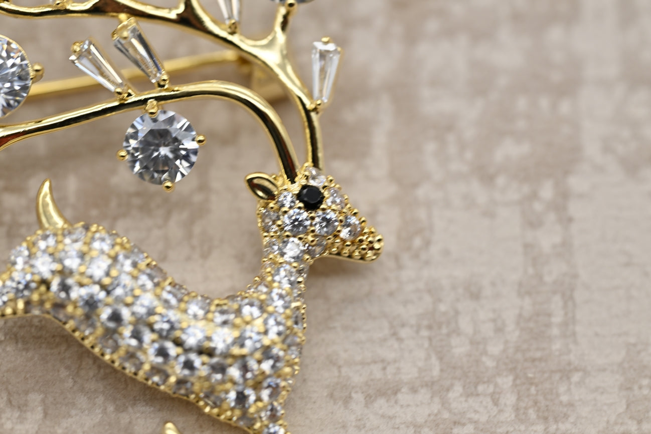 Enchanted Reindeer Brooch