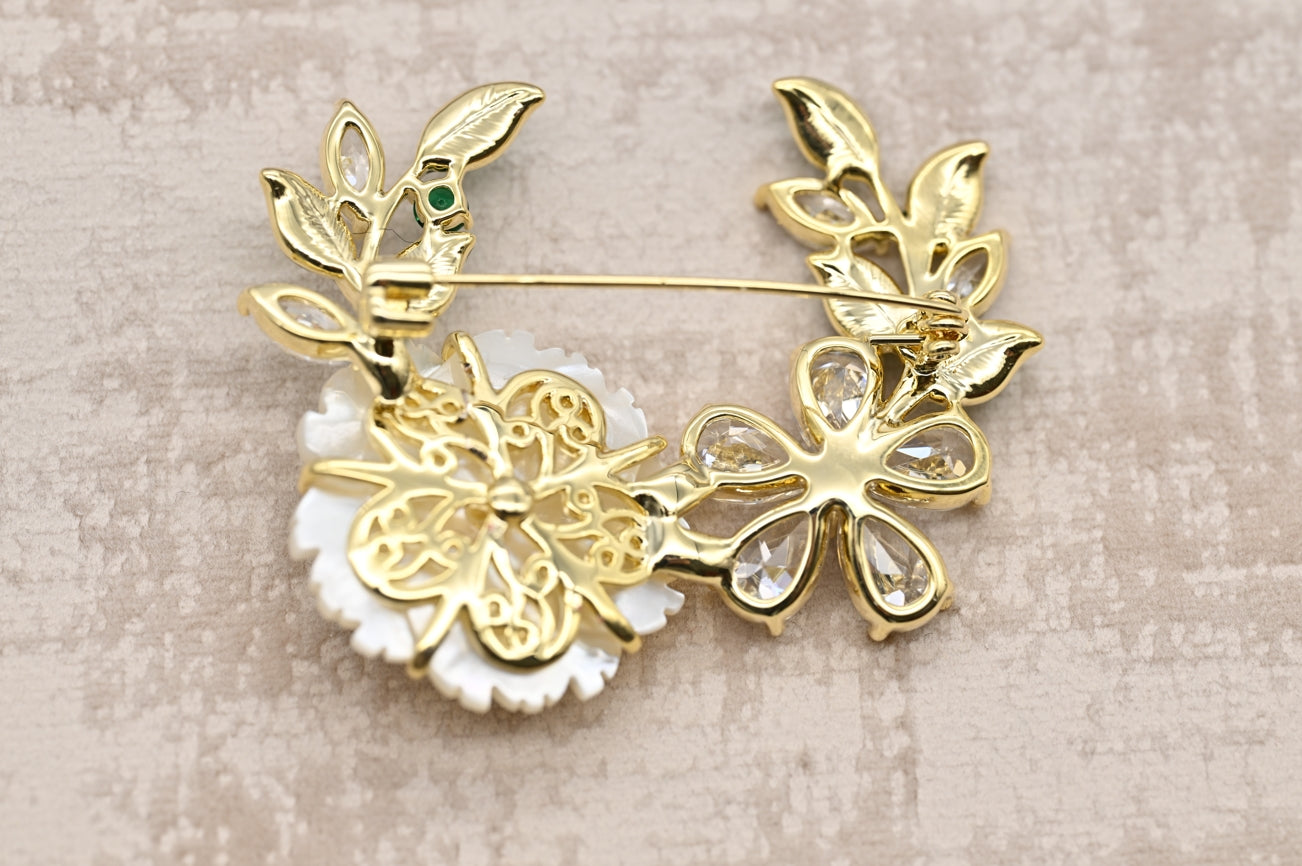 Blooming Floral Brooch