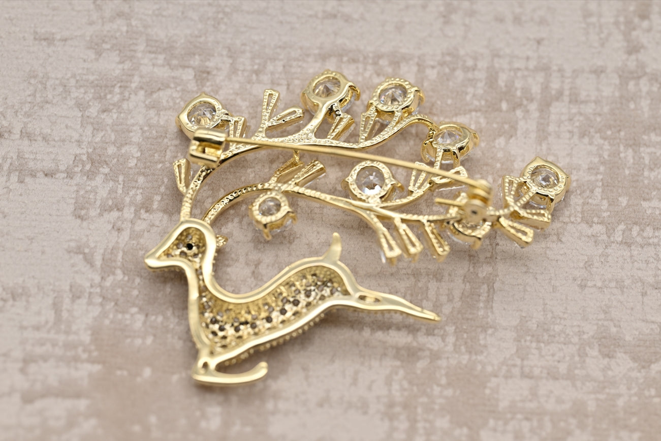 Enchanted Reindeer Brooch