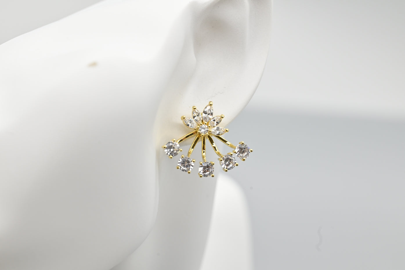 Radiant Sunburst Stud Earrings